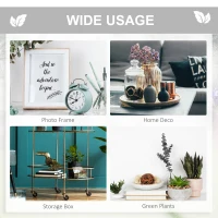 Outsunny 5 Tier Metal Plant Stand, Flower Pot Display Shelf with Hangers, Tall Plant Stand Indoor, Half Moon Shape, for Living Room Patio Garden Balcony Decor, White(m-7)