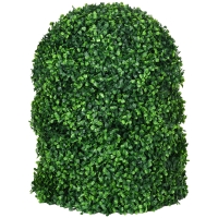 HOMCOM 2 Pack Artificial Tree Boxwood Topiary Balls, 15.7 Inch