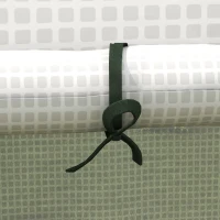 Outsunny 01-0472 Replacement Cover, 55" x 56.25" x 74.75" Walk-in Greenhouse Cover Reinforced Anti-Tear PE Hot House Cover, White(m-8)