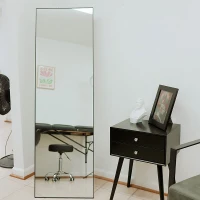 HOMCOM Side Table, Modern End Table with 2 Pull Out Drawers, Side Table with Display Tabletop and Solid Acacia Legs, Black(m-12)