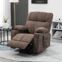 HOMCOM Lift Chair Recliners for Elderly with Footrest, Coffee(m-9)