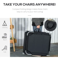 Outsunny Outdoor Folding Chaise Lounge, Reclining Lounge Chair with Adjustable Backrest and Breathable Mesh Fabric, Black(m-6)