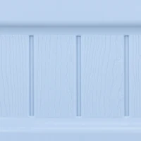 Outsunny Kids Outdoor Sandbox with Cover, Bottom Fabric Liner, for 3-12 Years, Light Blue(m-10)