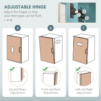 HOMCOM 71" Pantry Cabinet with Microwave Space, Buffet with Hutch, 2 Drawers, Adjustable Shelves and Glass Doors, Blue(m-7)