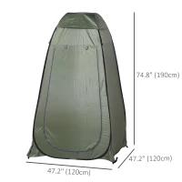 Seaweed Green Popup Shower Tent - Portable Changing Room(m-3)