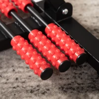 Soozier Pedal Exerciser, Hand Arm Knee and Leg Exercise Machine, Height-adjustable, with LCD Display and Foot Massage Roller(m-10)