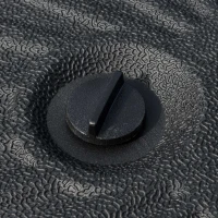 Outsunny 48 lb Heavy Duty Patio Umbrella Base, Water Filled Market Umbrella Stand with Steel Pole for Outdoor, Backyard, Black(m-9)