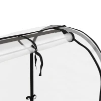 Outsunny Raised Garden Bed with Legs and Cover, Metal Elevated Planter Box with Bottom Shelf and Liner for Vegetables, Cream(m-9)