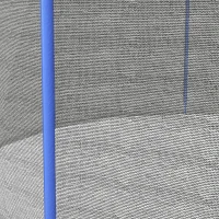Soozier Trampoline Net Enclosure, Trampoline Netting Replacement with Zippered Entrance for 12ft Round Trampoline(m-10)