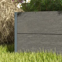 Outsunny Trellis Planter for Climbing Plants, Raised Garden Bed with Trellis, Planter Box for Outdoor, 28.25" x 15" x 59", Gray(m-9)