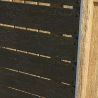 Outsunny Trellis Planter for Climbing Plants, Raised Garden Bed with Trellis, Planter Box for Outdoor, 28.25" x 15" x 59", Black(m-8)