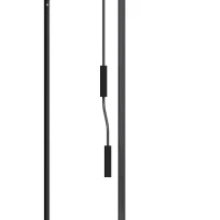 Outsunny 6.5' x 4' Manual Retractable Awning, Non-Screw Freestanding Patio Awning, UV Resistant, for Window or Door, Dark Grey(m-9)