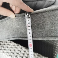 Outsunny Outdoor Wicker Loveseat, Patio Furniture Couch with Cushions, 2 Seats PE Rattan Sofa, 2 Throw Pillows, Gray(m-7)