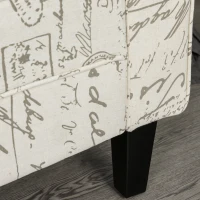 HOMCOM Armed Scripted Bench Seat Cushions Home Furniture Upholstered New(m-9)