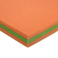 Soozier 10' x 5' Roll-Up Pool Float Pad Water Floating Mat for Lake, Ocean, Pool Playing, Relaxing & Recreation, Orange(m-9)