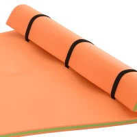 Soozier 10' x 5' Roll-Up Pool Float Pad Water Floating Mat for Lake, Ocean, Pool Playing, Relaxing & Recreation, Orange(m-7)