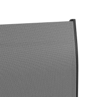 Outsunny Outdoor Bar Stools Set of 2, 360° Swivel Bar Height Chairs, 26.75" x 29.5" x 48.5", Gray(m-8)