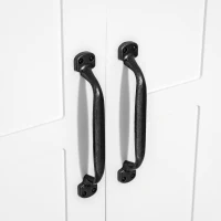 kleankin 3-Piece Bathroom Furniture Set, Modern Bathroom Storage Cabinet with Drawers and Shelves, Tall and Small Floor Cabinets, Wall-mounted Medicine Cabinet, White(m-9)