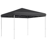 Outsunny 13' x 13' Pop Up Canopy Tent with Height Adjustable, Carry Bag for Outdoor, Garden, Patio, Gray(m-1)