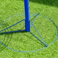 Soozier 24-Chain Portable Practice Basket for Disc Golf Target Stand Easy Assembly & Lightweight Basket w/ Carry Bag Deep Blue(m-10)
