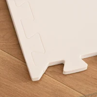 Qaba Kids Foam Puzzle Floor Tiles Baby Toddler Play Mat 36Pcs Anti-slip Crawling Learning with End Border Dinosaur Land Pattern 35SqFt EVA(m-10)