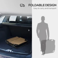 Outsunny 2 Piece Folding Chaise Lounge Pool Chairs with 5-level Reclining Back, Reading Hole, Side Pocket, Beige(m-7)