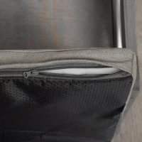 PawHut Elevated Dog Bed, Pet Sofa Furniture Style, Modern Cat Couch, with Soft Cushion, Washable Cover, for Small Sized Dog, Grey(m-9)