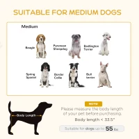 PawHut 39.25" Elevated Dog Bed, Furniture Style Pet Couch, Soft Modern Puppy Sofa, with Storage Drawer, Washable Cushion, Steel Frame, for Medium Dogs, Oak(m-7)
