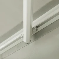 Outsunny 8' x 7' Retractable Sunshade Awning for the Patio with Easy Crank Design & Hardware Included, Gray(m-12)