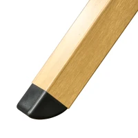 Outsunny Folding Picnic Table, Portable Aluminum Camping Table with Roll-Up Top for Party, BBQ, Beach, Natural(m-10)