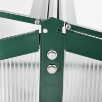 Outsunny 52" Aluminum Framed Polycarbonate Cold Frame Greenhouse / Raised Bed Cover(m-7)