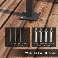 Outsunny Metal Pergola with Retractable Roof, 10' x 10' Wall Mounted Outdoor Gazebo Sun Shade Shelter(m-6)