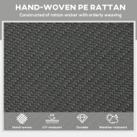 Outsunny Foldable Patio Lounger with Cushion, 5-Level Adjust Backrest Recliner Chair, Grey(m-4)