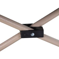 Outsunny Portable Folding Camping Cot, Single Person Wide Outdoor Bed with Carry Bag, Ideal for Camping & Outdoors(m-8)