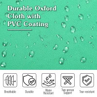 Outsunny Folding Camping Cots for Adults with Carry Bag, Side Pocket, Outdoor Portable Sleeping Bed, 330 lbs. Capacity, Green(m-6)