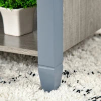 HOMCOM Lift Top Coffee Table, Modern Center Table with Storage Shelves and Hidden Compartment for Living Room, 41" L, Grey(m-10)