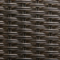 Outsunny Outdoor PE Rattan Rocking Chair, Garden Glider Rocking Chair, Wicker Patio Chair Set with Armrest and Cushion, Grey(m-10)