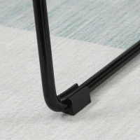 HOMCOM Modern Bar Stools, Metal Wire Bar Height Barstools, 30" Seat Height Bar Chairs for Kitchen with Back and Footrest, Set of 2, Black(m-8)