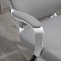 Vinsetto Office Chair High Back Computer Desk Chair 360° Swivel Task Chair with Lumbar Back Support, Padded Armrests, Adjustable Height(m-10)