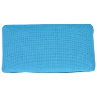 Outsunny Outdoor Rocking Chair, Chaise Lounge Pool Chair for Sun Tanning, Sunbathing Rocker, Armrests & Pillow for Patio, Lawn, Beach, Large, Blue(m-11)