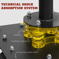 Soozier Freestanding Boxing Punching Bag, Height Adjustable, with Reflex Bar, Speed Balls and Suction Cup Base, Red(m-7)