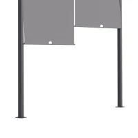 Outsunny 10' x 13' Outdoor Patio Pergola with Sliding Roof, LED Lights, Solar Powered for Garden, Lawn, Backyard, Dark Grey(m-7)