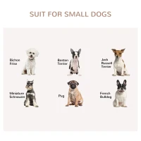 PawHut Furniture Style Dog Crate with Openable Top, Big Dog Crate End Table, Puppy Crate for Small Dogs Indoor, Spacious Interior, Pet Kennel, Brown, Black(m-4)
