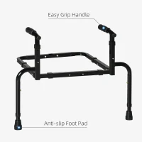HOMCOM Stand Assist, Chair Lift Assist Devices for Seniors, Injured and Disabled, Adjustable Grab Bar for Sofa and Recliner, Standing Rail(m-7)