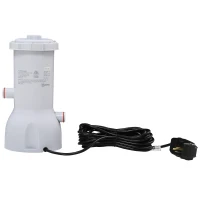 Outsunny 14' x 10' x 3' Above Ground Swimming Pool, Non-Inflatable Rectangular Steel Frame Pool with Filter Pump, Safety Ladder for 1-6 People, Brown(m-11)