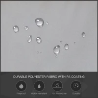 Outsunny 7x4.5ft Outdoor BBQ Gazebo Tent Metal Frame Garden Grill Canopy Sunshade Backyard Portable Shelter with Side Awning 2 Shelves and 5 Hooks Grey(m-6)