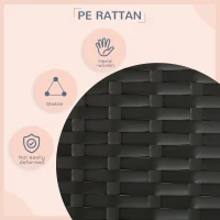 PawHut Outdoor Dog Bed Extendable Wicker Dog Bed w/ Waterproof Roof, Soft Cushion, for Small and Medium Dogs, Cream White(m-5)