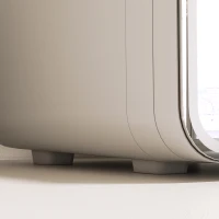 HOMCOM Skincare Fridge for Bedroom, Car with LED Mirror, Cooler and Warmer, AC/DC Powered Mini Fridge for Skincare, Beverage(m-9)