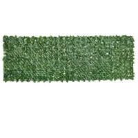 Outsunny Artificial Grass Wall Panels, 118" x 39", Dark Green, for Outdoor, Indoor Decor(m-11)
