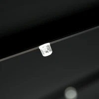 Outsunny 9'x7' LED Patio Umbrella - Solar Powered Outdoor Market Shade w/ Tilt Adjustment, Dark Grey(m-12)